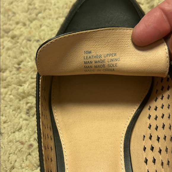 Alex Marie Black Textured Loafers - Picture 4 of 4